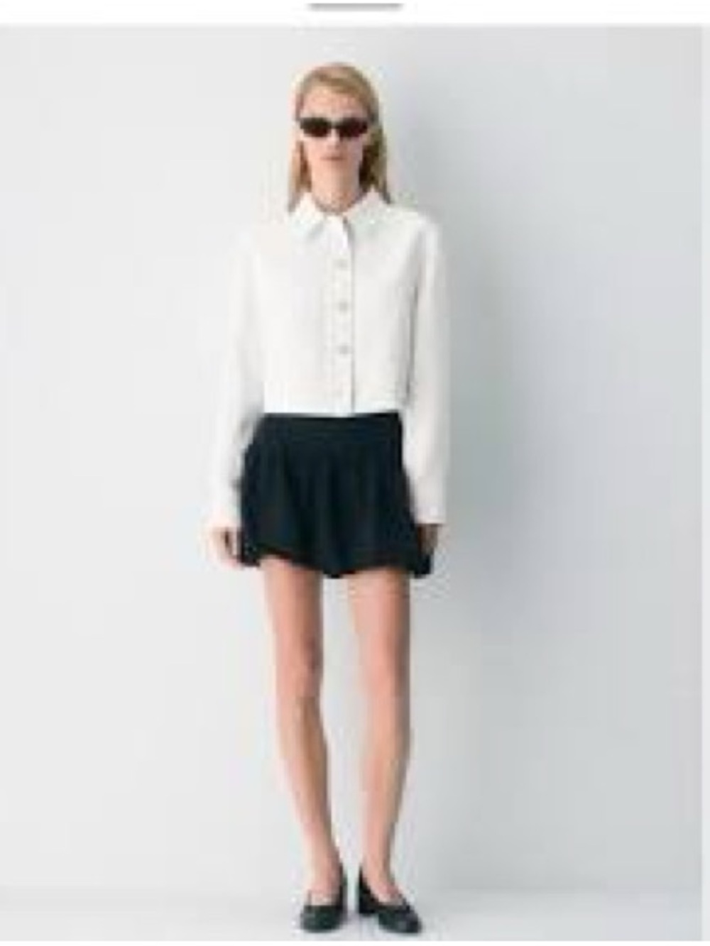 Wilfred Little white Cropped Jacket-NWOT